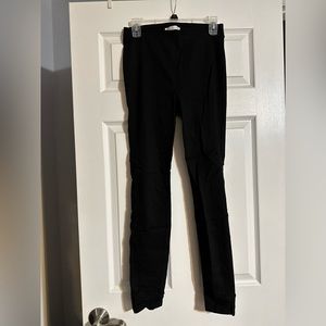 Women’s Lauren Conrad M Long Black Work Pants